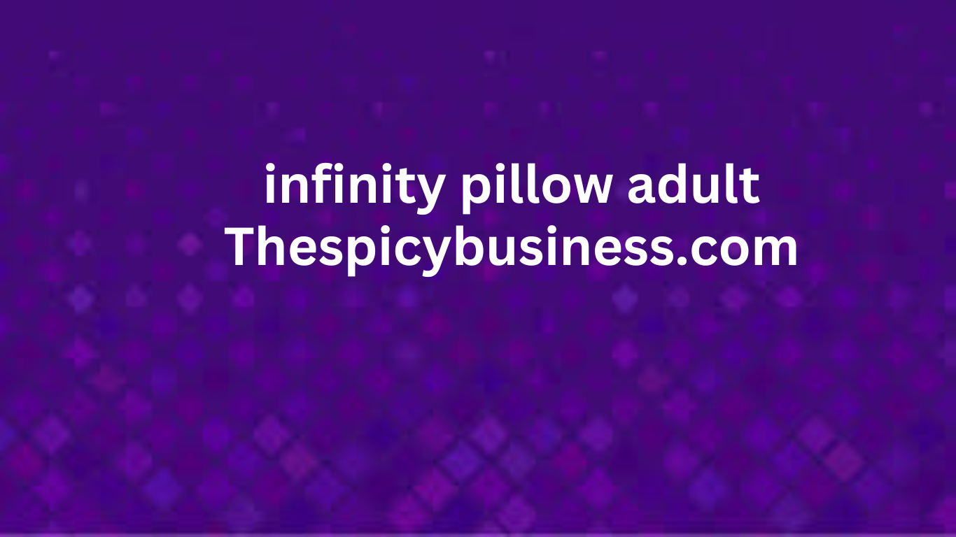 infinity pillow adult